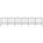 vidaXL Recinzione Giardino Punta a Lancia (1,75-2)x10,2m Acciaio Nera vidaXL Recinzione Giardino Punta a Lancia (1,75-2)x10,2m Acciaio Nera