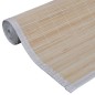 vidaXL Tappeti Rettangolari in Bambù Naturale 4 pz 120x180 cm vidaXL Tappeti Rettangolari in Bambù Naturale 4 pz 120x180 cm