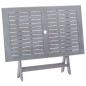 vidaXL Set da Pranzo per Giardino 7 pz Legno Massello di Acacia Grigio vidaXL Set da Pranzo per Giardino 7 pz Legno Massello di Acacia Grigio
