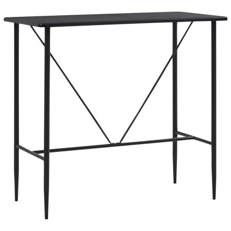 vidaXL Set da Bar 5 pz in Plastica Nero