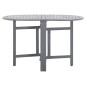 vidaXL Set da Pranzo per Giardino 5 pz Legno Massello di Acacia Grigio vidaXL Set da Pranzo per Giardino 5 pz Legno Massello di Acacia Grigio