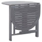 vidaXL Set da Pranzo per Giardino 5 pz Legno Massello di Acacia Grigio vidaXL Set da Pranzo per Giardino 5 pz Legno Massello di Acacia Grigio