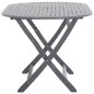 vidaXL Set da Pranzo per Giardino 9 pz Legno Massello di Acacia Grigio vidaXL Set da Pranzo per Giardino 9 pz Legno Massello di Acacia Grigio