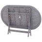 vidaXL Set da Pranzo per Giardino 9 pz Legno Massello di Acacia Grigio vidaXL Set da Pranzo per Giardino 9 pz Legno Massello di Acacia Grigio