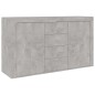 vidaXL Credenza Grigio Cemento 120x36x69 cm in Legno Multistrato vidaXL Credenza Grigio Cemento 120x36x69 cm in Legno Multistrato