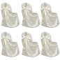 vidaXL Coprisedie per Feste di Matrimonio 12 pz Crema vidaXL Coprisedie per Feste di Matrimonio 12 pz Crema