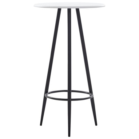 vidaXL Set da Bar 3 pz in Plastica Nero