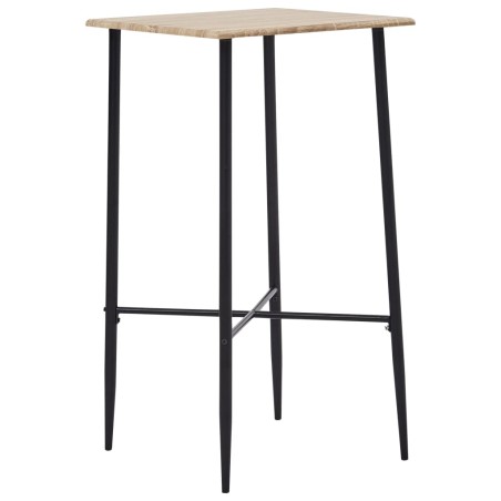 vidaXL Set da Bar 3 pz in Tessuto Grigio Chiaro