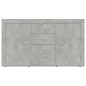 vidaXL Credenza Grigio Cemento 120x36x69 cm in Legno Multistrato vidaXL Credenza Grigio Cemento 120x36x69 cm in Legno Multistrato