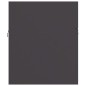 Mobile Sottolavabo Grigio 80x38,5x46 cm in Truciolato Mobile Sottolavabo Grigio 80x38,5x46 cm in Truciolato