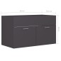 Mobile Sottolavabo Grigio 80x38,5x46 cm in Truciolato Mobile Sottolavabo Grigio 80x38,5x46 cm in Truciolato