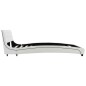 vidaXL Letto con Materasso Bianco in Similpelle 140x200 cm vidaXL Letto con Materasso Bianco in Similpelle 140x200 cm