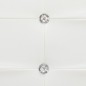vidaXL Letto con Materasso Bianco in Similpelle 140x200 cm vidaXL Letto con Materasso Bianco in Similpelle 140x200 cm