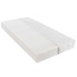 vidaXL Letto con Materasso Bianco in Similpelle 140x200 cm vidaXL Letto con Materasso Bianco in Similpelle 140x200 cm