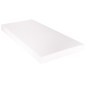 vidaXL Letto con Materasso Bianco in Similpelle 140x200 cm vidaXL Letto con Materasso Bianco in Similpelle 140x200 cm