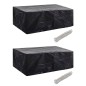 vidaXL Coperture Arredi Giardino 2 pz 8 Occhielli 200x160x70 cm vidaXL Coperture Arredi Giardino 2 pz 8 Occhielli 200x160x70 cm