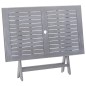 vidaXL Set da Pranzo per Giardino 5 pz Legno Massello di Acacia Grigio vidaXL Set da Pranzo per Giardino 5 pz Legno Massello di Acacia Grigio