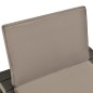 vidaXL Set Divani da Giardino 5 pz in Plastica Antracite 