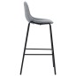 vidaXL Set da Bar 3 pz in Tessuto Grigio Chiaro vidaXL Set da Bar 3 pz in Tessuto Grigio Chiaro