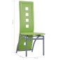 vidaXL Sedie da Pranzo 6 pz Verdi in Similpelle vidaXL Sedie da Pranzo 6 pz Verdi in Similpelle
