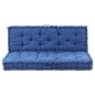 vidaXL Cuscini per Pallet e Pavimento 2 pz in Cotone Blu Chiaro vidaXL Cuscini per Pallet e Pavimento 2 pz in Cotone Blu Chiaro