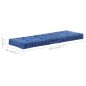 vidaXL Cuscini per Pallet e Pavimento 2 pz in Cotone Blu Chiaro vidaXL Cuscini per Pallet e Pavimento 2 pz in Cotone Blu Chiaro