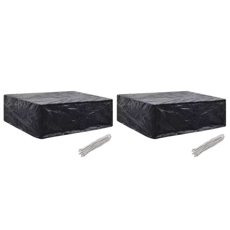 vidaXL Coperture Arredi Giardino 2 pz 8 Occhielli 250x210x90 cm vidaXL Coperture Arredi Giardino 2 pz 8 Occhielli 250x210x90 cm