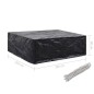 vidaXL Coperture Arredi Giardino 2 pz 8 Occhielli 250x210x90 cm vidaXL Coperture Arredi Giardino 2 pz 8 Occhielli 250x210x90 cm