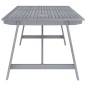 vidaXL Set Pranzo da Giardino 9 pz in Legno Massello di Acacia Grigio vidaXL Set Pranzo da Giardino 9 pz in Legno Massello di Acacia Grigio