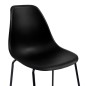 vidaXL Set da Bar 5 pz in Plastica Nero