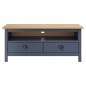 Mobile Porta TV Hill Grigio 110x40x47 cm in Legno di Pino Mobile Porta TV Hill Grigio 110x40x47 cm in Legno di Pino
