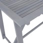 vidaXL Set da Bar da Giardino 5 pz Grigio in Legno Massello di Acacia vidaXL Set da Bar da Giardino 5 pz Grigio in Legno Massello di Acacia