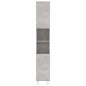 vidaXL Set Mobili da Bagno 3 pz Grigio Cemento in Truciolato vidaXL Set Mobili da Bagno 3 pz Grigio Cemento in Truciolato