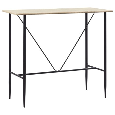 vidaXL Set da Bar 5 pz in Similpelle Nero