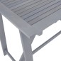 vidaXL Set da Bar da Giardino 7 pz Grigio in Legno Massello di Acacia vidaXL Set da Bar da Giardino 7 pz Grigio in Legno Massello di Acacia