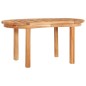 vidaXL Set Salotto da Giardino 3 pz Design Curvo in Massello di Teak vidaXL Set Salotto da Giardino 3 pz Design Curvo in Massello di Teak
