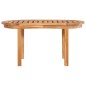 vidaXL Set Salotto da Giardino 3 pz Design Curvo in Massello di Teak vidaXL Set Salotto da Giardino 3 pz Design Curvo in Massello di Teak
