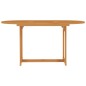 vidaXL Set da Pranzo da Giardino 7 pz in Legno Massello di Teak vidaXL Set da Pranzo da Giardino 7 pz in Legno Massello di Teak