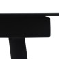 vidaXL Set da Pranzo da Esterni 7 pz in Corda di Cotone e Acciaio Nero vidaXL Set da Pranzo da Esterni 7 pz in Corda di Cotone e Acciaio Nero
