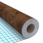 vidaXL Pellicole Autoadesive per Porte 4 pz Rovere Scuro 210x90 cm PVC