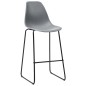 vidaXL Set da Bar 5 pz in Plastica Grigio vidaXL Set da Bar 5 pz in Plastica Grigio