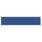 Tenda Laterale Retrattile per Patio 117x500 cm Blu Tenda Laterale Retrattile per Patio 117x500 cm Blu