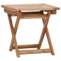 vidaXL Sdraio da Giardino con Poggiapiedi e Tavolino in Teak Massello vidaXL Sdraio da Giardino con Poggiapiedi e Tavolino in Teak Massello