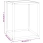 Tavolino Salotto Nero con Vetro Bianco Marmorizzato 40x40x50cm Tavolino Salotto Nero con Vetro Bianco Marmorizzato 40x40x50cm