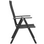 vidaXL Set da Pranzo da Giardino 3 pz Nero vidaXL Set da Pranzo da Giardino 3 pz Nero