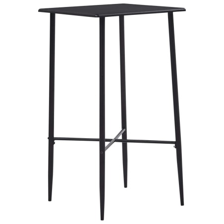 vidaXL Set da Bar 5 pz in Tessuto Nero