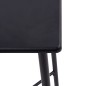 vidaXL Set da Bar 5 pz in Tessuto Nero vidaXL Set da Bar 5 pz in Tessuto Nero
