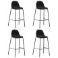 vidaXL Set da Bar 5 pz in Tessuto Nero vidaXL Set da Bar 5 pz in Tessuto Nero