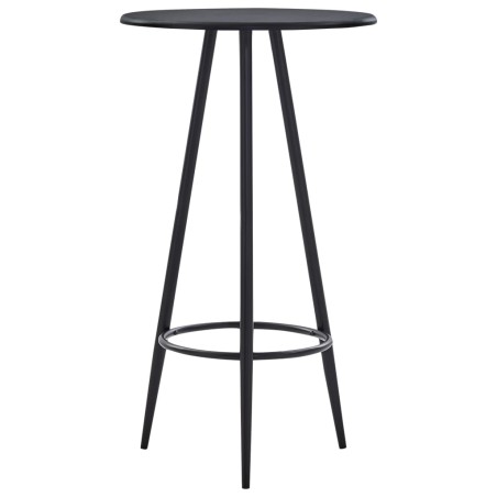 vidaXL Set da Bar 5 pz in Tessuto Nero