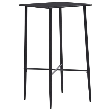 vidaXL Set da Bar 3 pz in Similpelle Nero